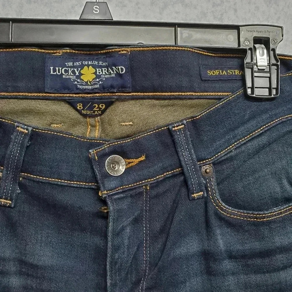 Lucky Brand Sophia Straight Jeans Size 8/29 - Picture 3 of 4